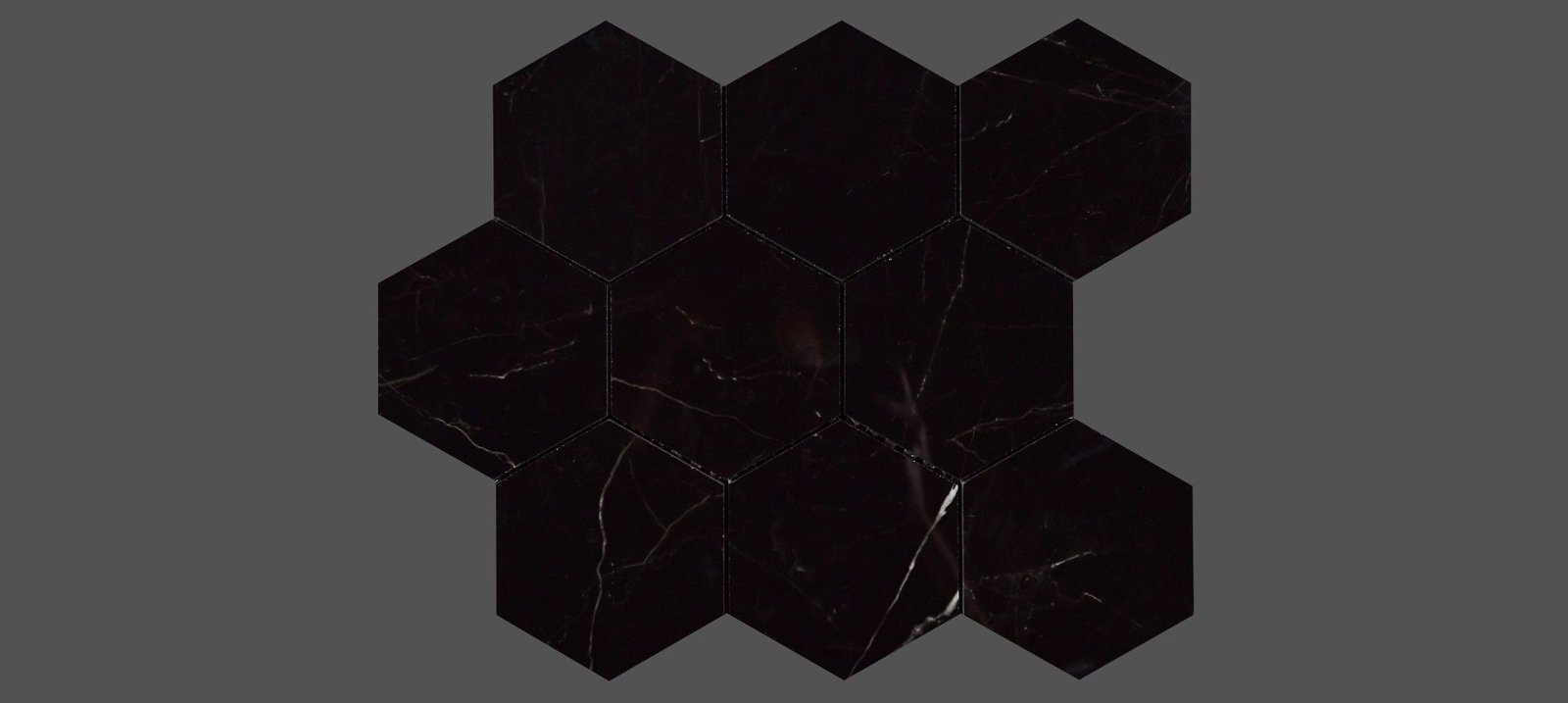 Nero Marquina Hexagon